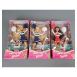 3x The Bid University Barbie Collection