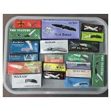 19 Piece Lot Assorted Pocket Knives