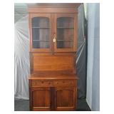 Antique Cherry 2 Pc Secretary