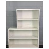 Vintage Painted Wood Bookshelf