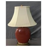 Vintage Porcelain Table Lamp W/ Shade