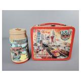 Transformers Metal  Lunchbox W/ Thermos