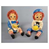 2x The Bid 1970 Kimro Ragedy Ann & Andy Sculpture