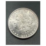 1885 O Morgan Silver Dollar Brilliant