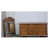 Basic Witz Furn Walnut 7 Drawer Dresser