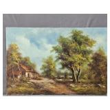 Perry Landscape Oil On Canvas