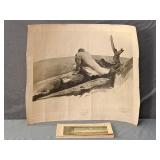 Andrew Wyeth Pencil Sketch "study For April Wind"