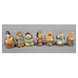 7 Pc Porcelain Seven Lucky Gods