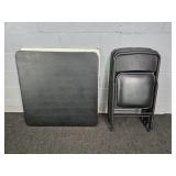 Cosco 5 Pc Matching Vinyl Game Table And Chairs