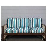 Almuminum Framed Patio Sofa W/ Cushions