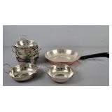 12 Pc Copper Bottom Kitchenware