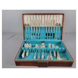 64 Pc Silverplate Flatware Service For 8