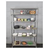Kitchen Items Lot-rack Not Included