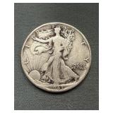 1943 Walking Liberty Silver Half Dollar