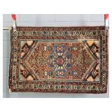 Beautiful Vintage Rug W/ Tribal Design