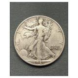 1941 D Walking Liberty Silver Half Dollar