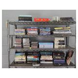 Books Cds Dvds And More Lot - Rack Not Included