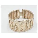 Vintage Goldwash Mesh Design 6.5in Bracelet