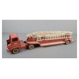 Vintage Tonka Tfd Aerial Ladder Fire Truck