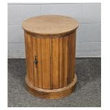 Solid Wood Drum Cabinet W/ Moisture Resist Top