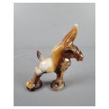 Slag Glass Donkey Statue