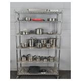 Stainless Cookware Lot-coppermaid, Castille & More