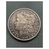 1897 S Morgan Silver Dollar