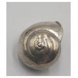 Sterling Silver Snail Pendant Unmarked Tested