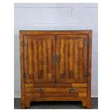 Coast To Coast Small Glass Top 2 Dr Cabinet