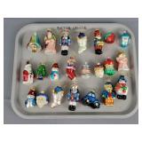 Lot Of Vintage Glass Christmas Ornaments