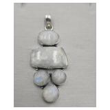 Large Moonstone .925 Pendant
