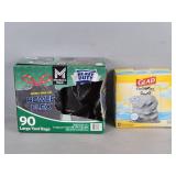 Lot Of Trash Bags - Yard & Kitchen