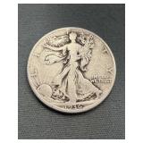 1936 D Walking Liberty Silver Half Dollar