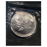1988 Sealed Canada Maple Leaf 1 Oz .9999 Silver