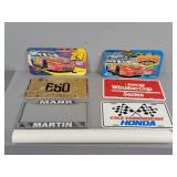 Vintage License Plates & Darlington Poster