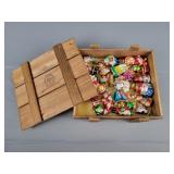 22 Pc Mercury Style Glass Ornaments In