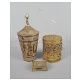 3 Pc Lot Decorative Brass Items