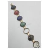 10k Gold Filled Vintage Scarab Bracelet