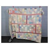 Antique Hand Stitched Quilt - Condition Issues