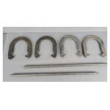 Steel Horse Shoe Set