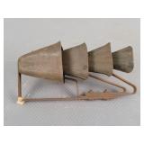 Antique 4 Pc Tuned Cowbell Set