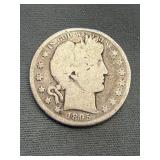 1895 Barber Silver Half Dollar