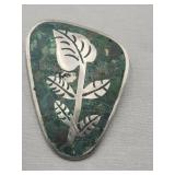 Sterling Silver  Vintage Mexico Handmade Crushed