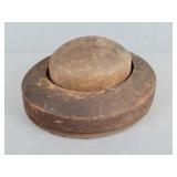Antique Wood Hat Mold
