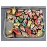 Lot Of Vintage Glass Christmas Ornaments
