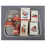 7x The Bid Assorted Ornaments Hallmark & More