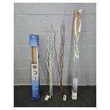 2x The Bid Lighted Led Twig Lights