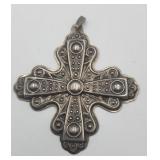 Sterling Silver Reed & Baron Christmas Cross 1972
