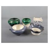 5x The Bid Small Clay Planters