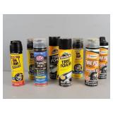 8 Pc Lot Cans Of Tire Repair